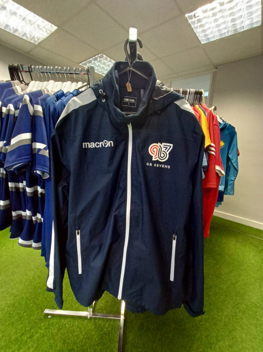 GB Sevens Hooded Jacket - Macron - Large