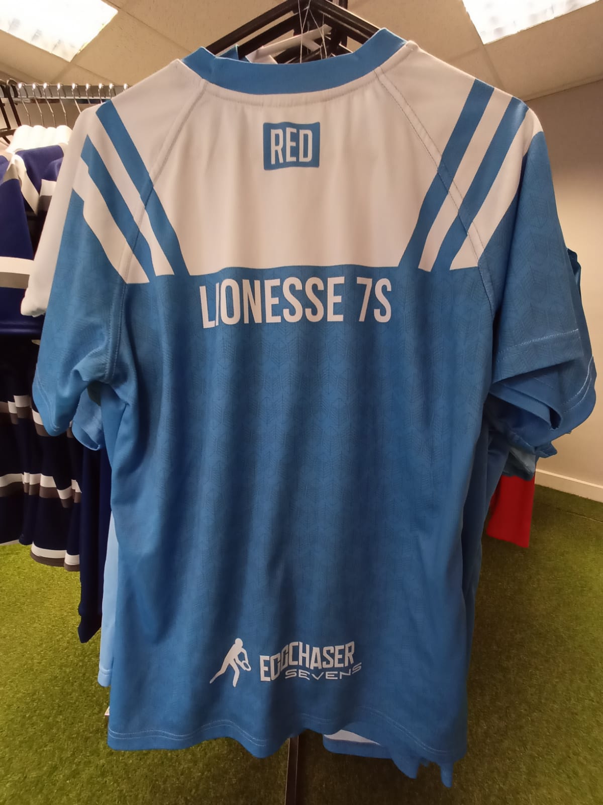 EggChaser Lioness's 7s Rugby Jersey - Match worn #7 #8 #9 #10 #11 #12 #13