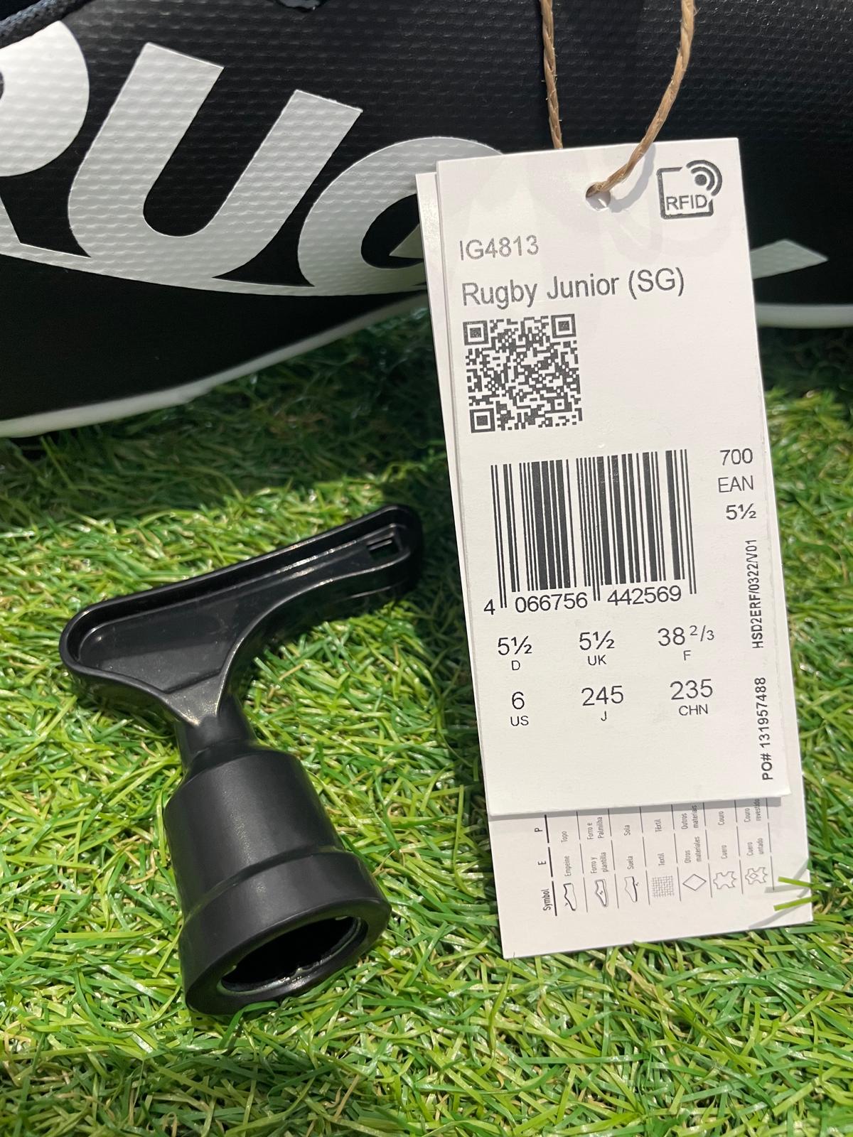 Adidas Junior Rugby Boots SG - UK size 5.5