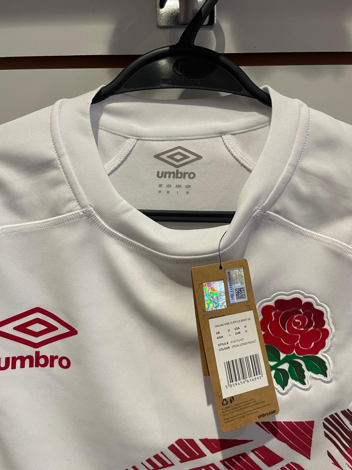 England Rugby 7s Home Replica Jersey 2022/23 - Mens - Medium