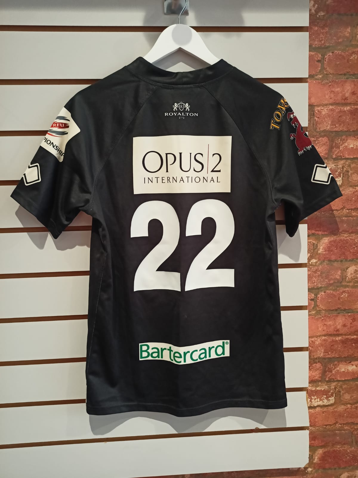 Esher Rugby Club Player Issue Match Worn Shirt #22 Large