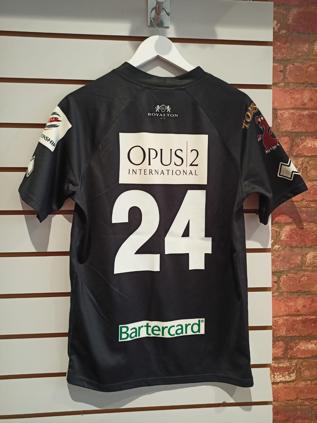 Esher Rugby Club Player Issue Match Worn Shirt #24 Large