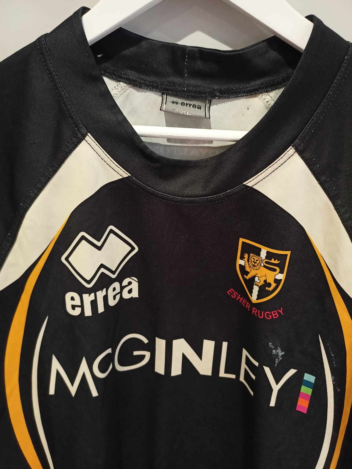 Esher Rugby Club Player Issue Match Worn Shirt #7 XL