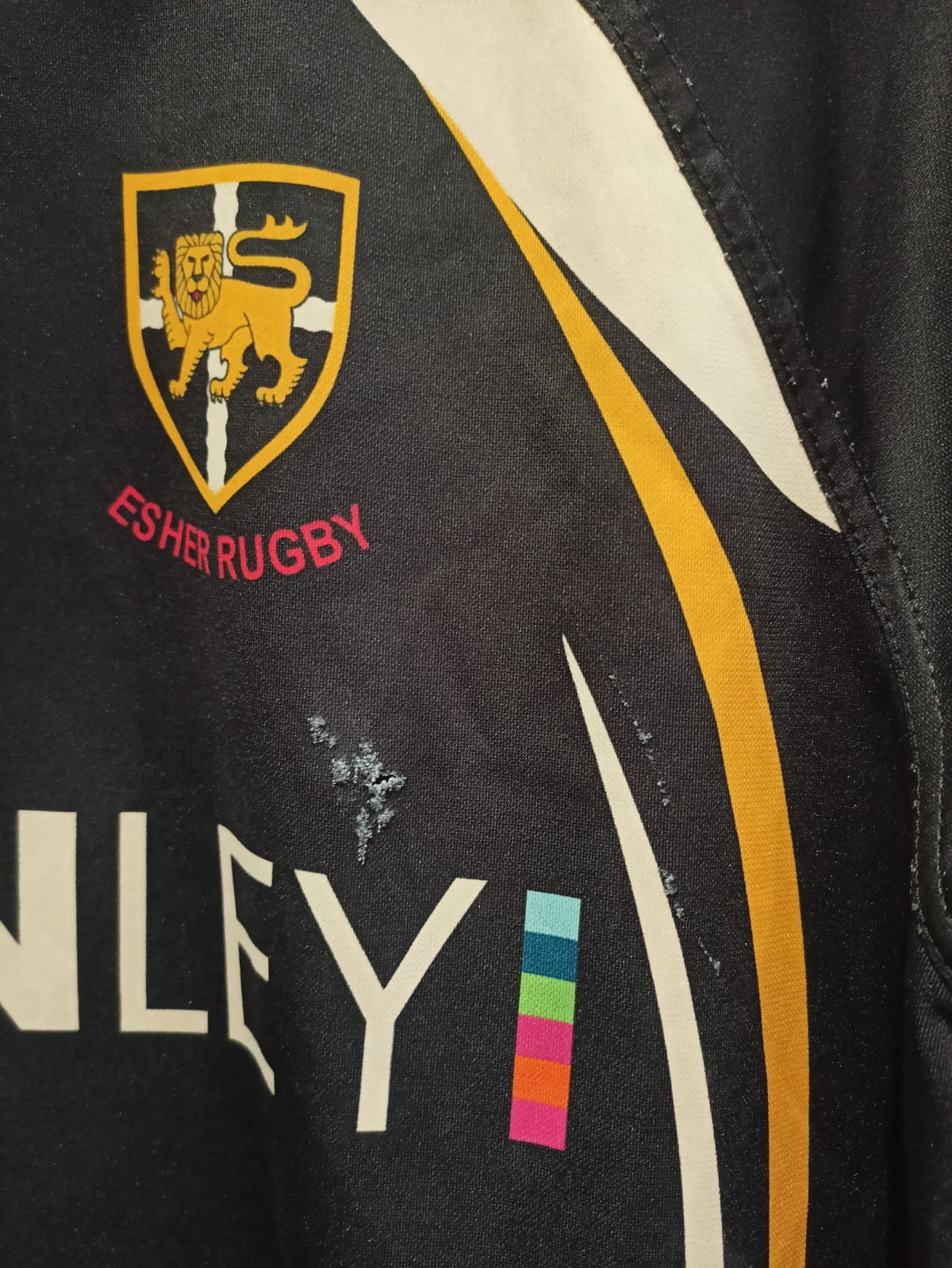 Esher Rugby Club Player Issue Match Worn Shirt #7 XL