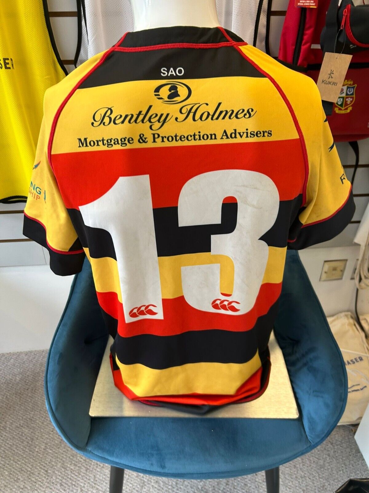 Richmond Rugby Match Worn Shirts