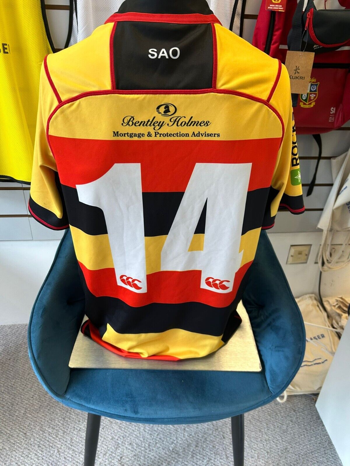 Richmond Rugby Match Worn Shirts