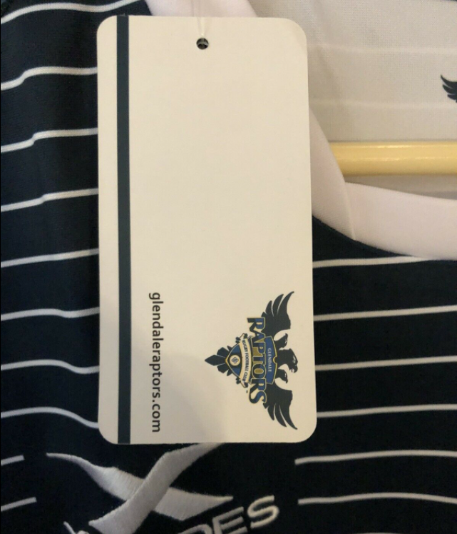 Glendale Raptors - MLR - 44" Chest - Brand New