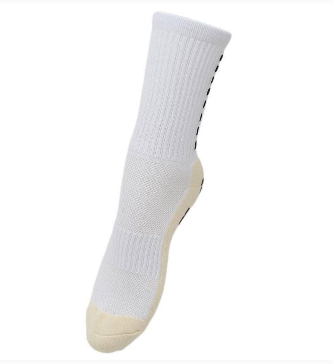 Academy Performance Grip Sock - White