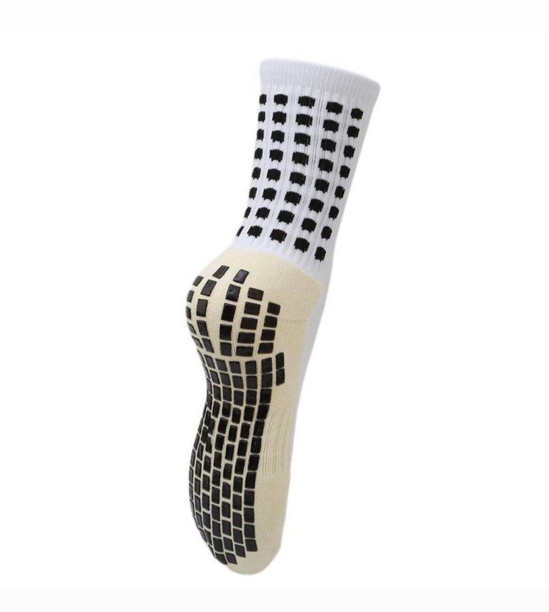 Academy Performance Grip Sock - White