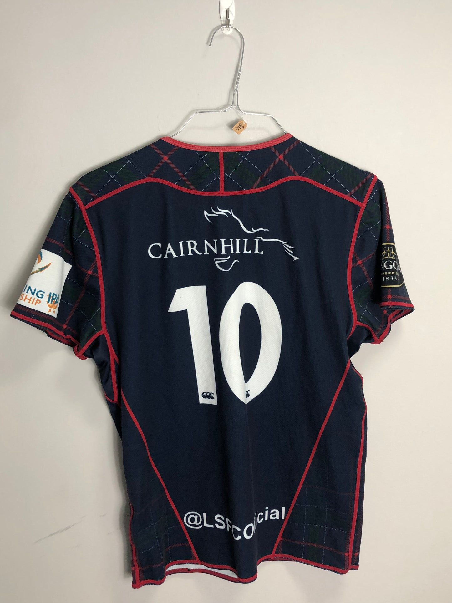 London Scottish Match Worn Shirt #10