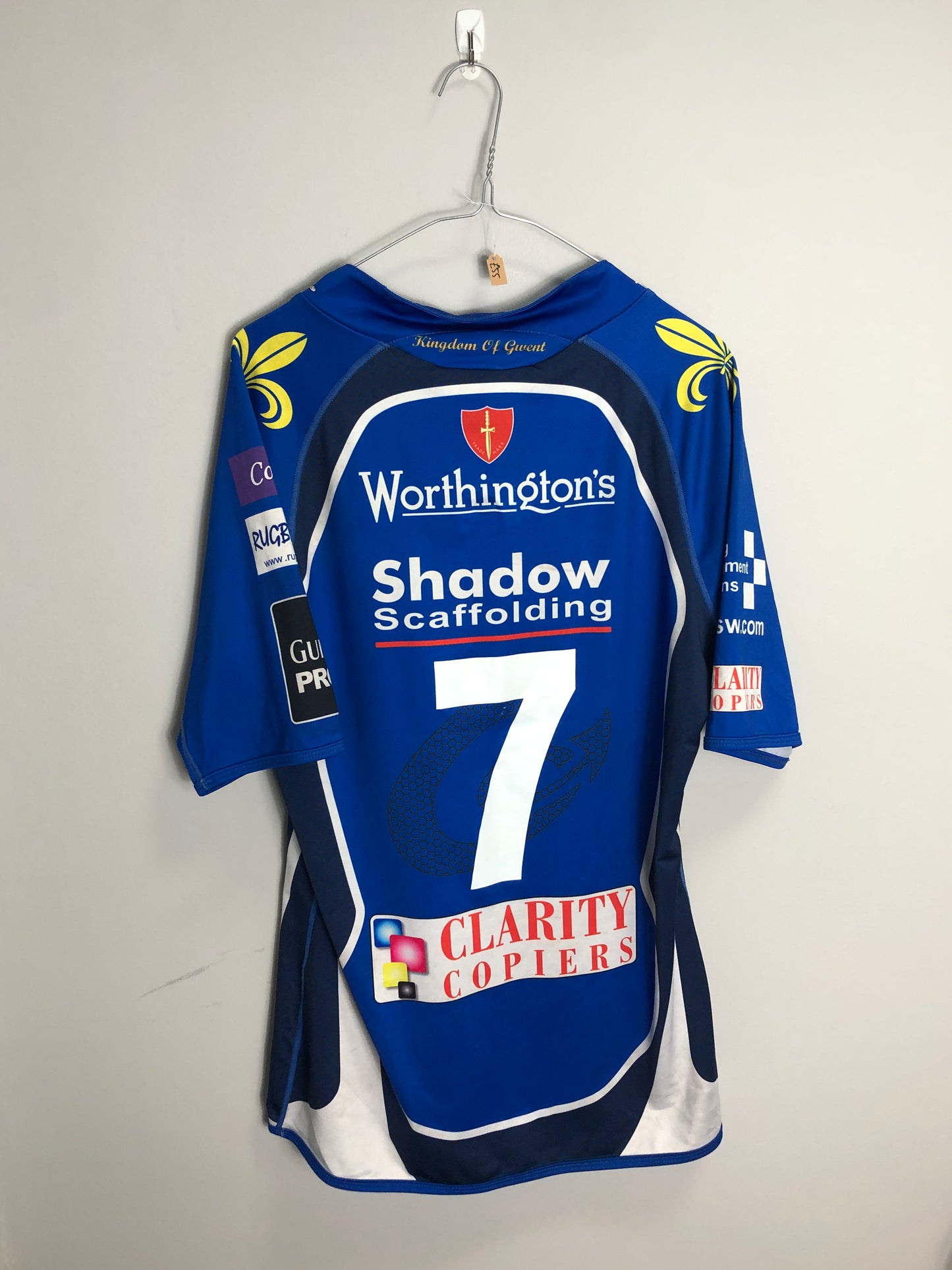 Dragons Match Worn Shirt #7 - 42” Chest