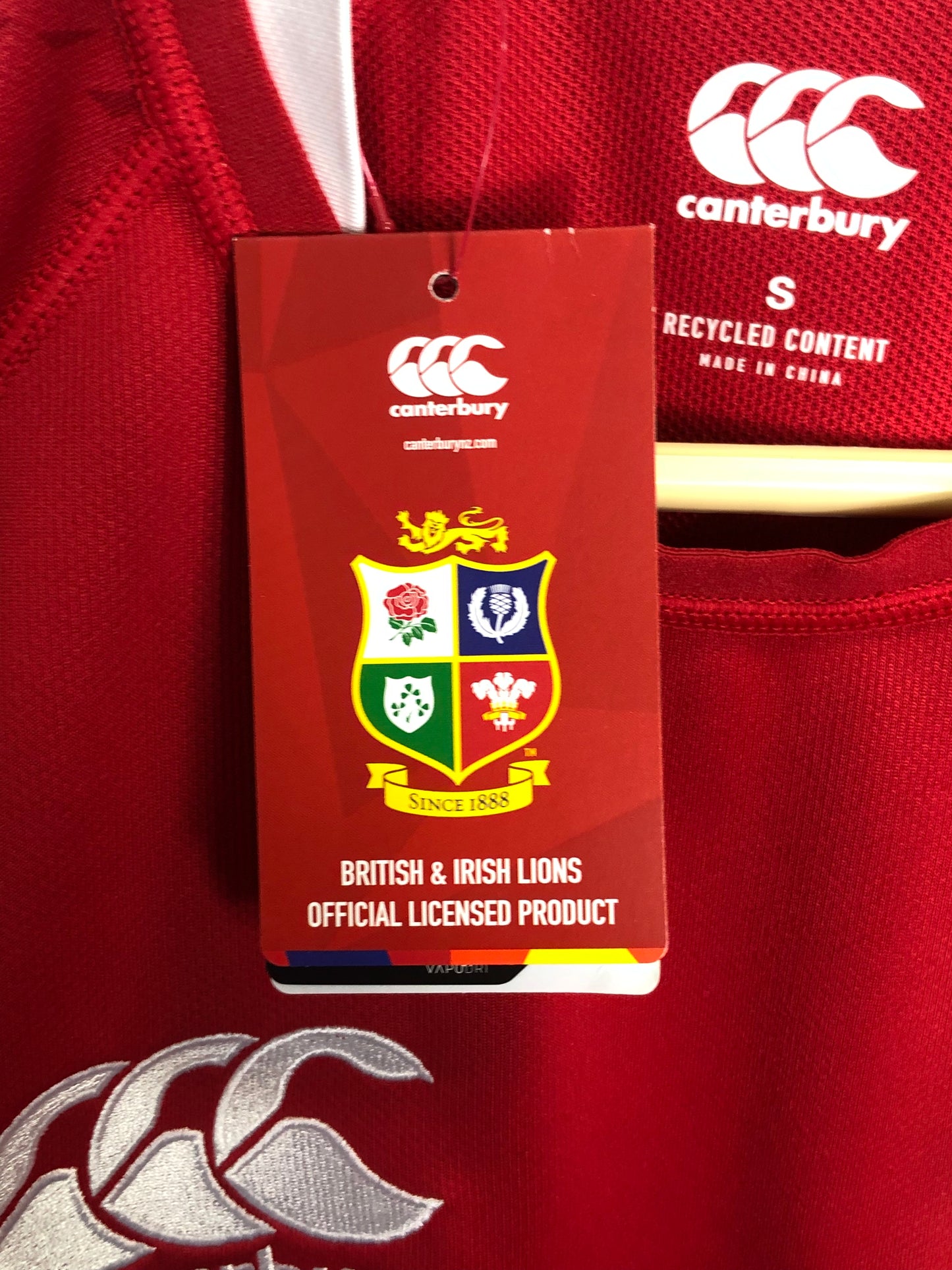 British & Irish Lions Tour 2019 Shirt - Small - 38” Chest