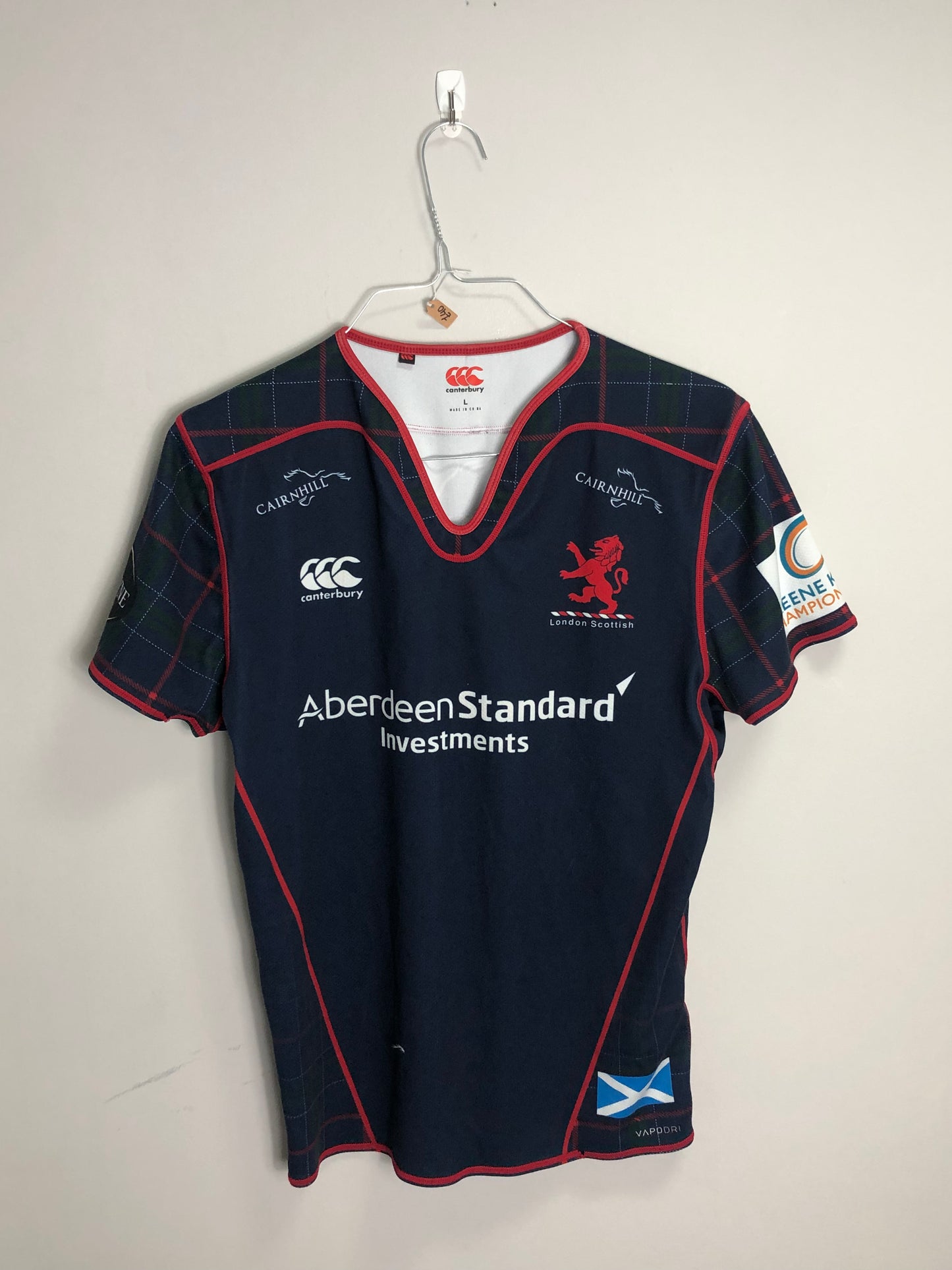London Scottish Match Worn Shirt #10