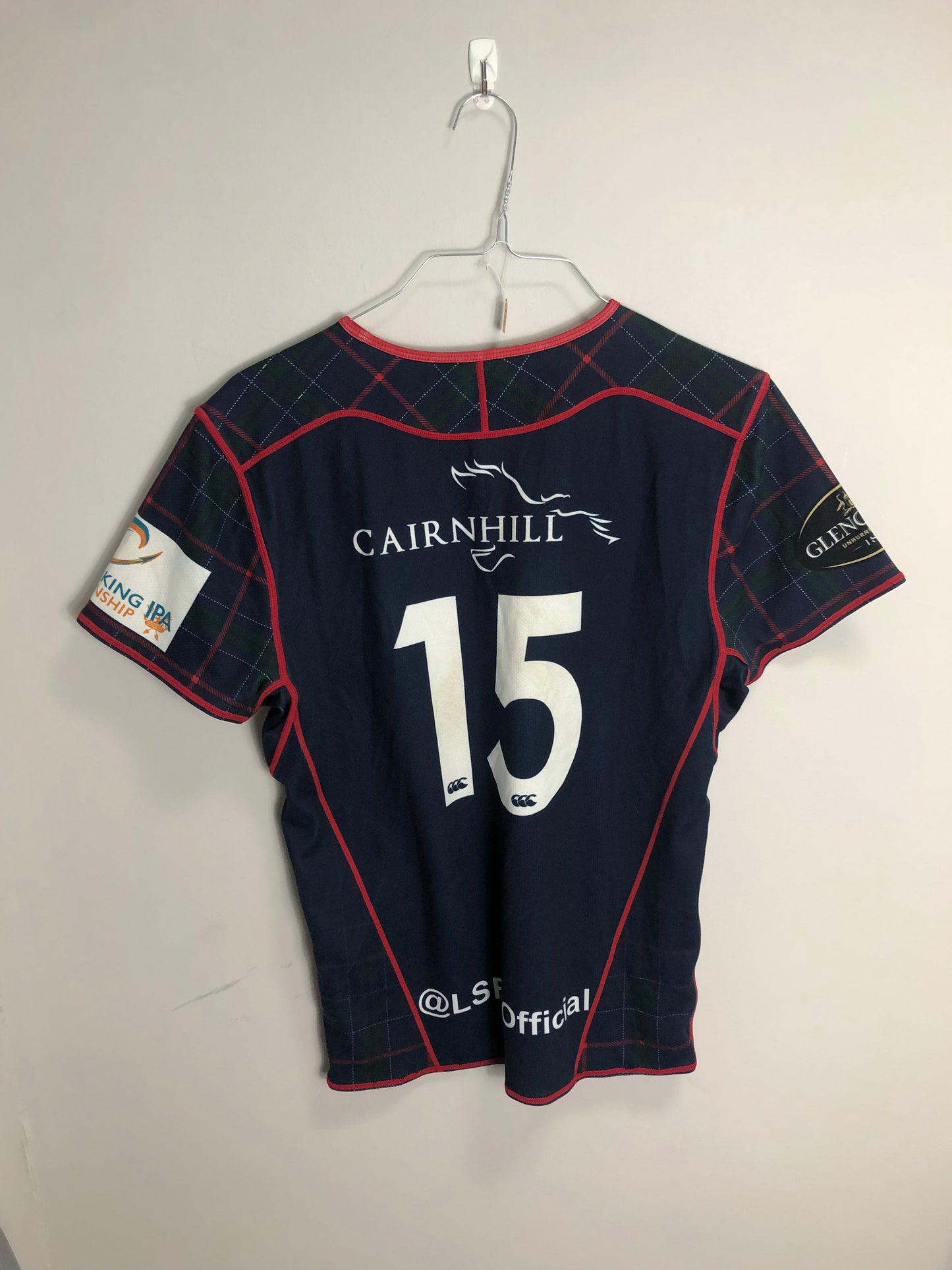 London Scottish Home Shirt - Large - 40” Chest - #15