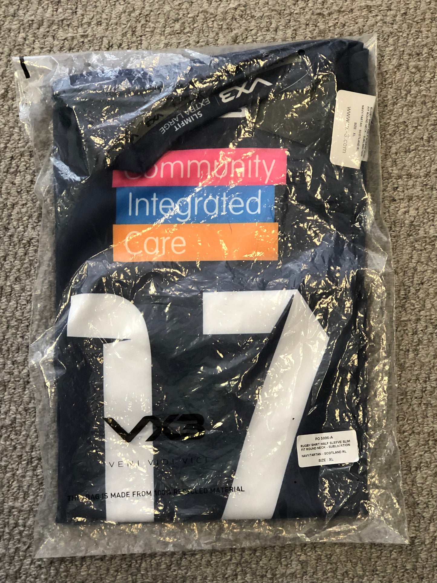Scottish Rugby League Player Issue Match Shirts