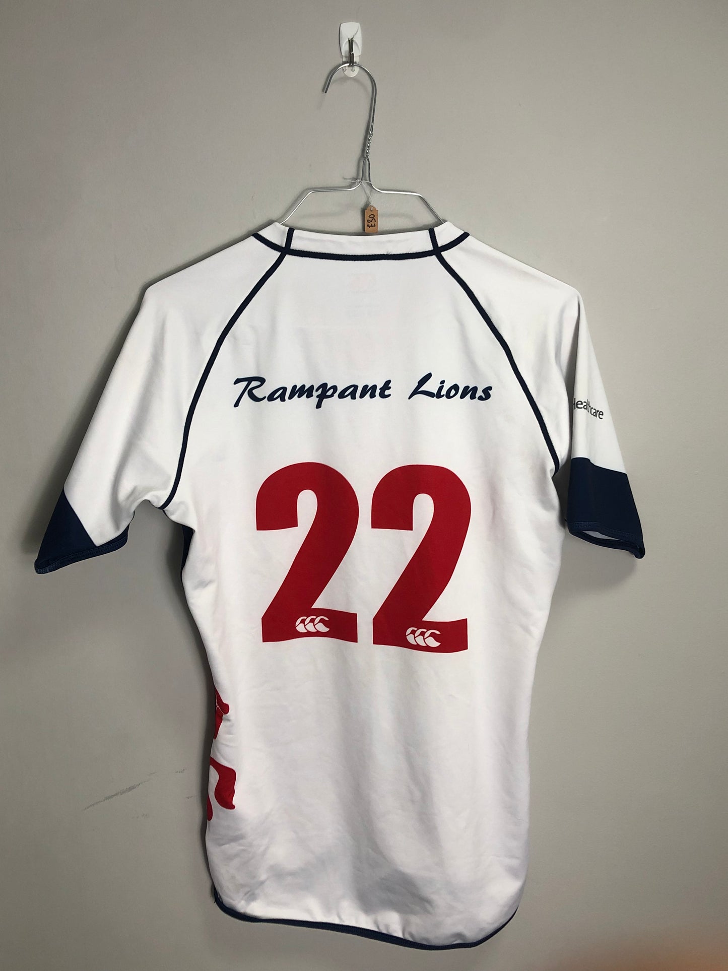 London Scottish Match Worn Shirt - Large - #22