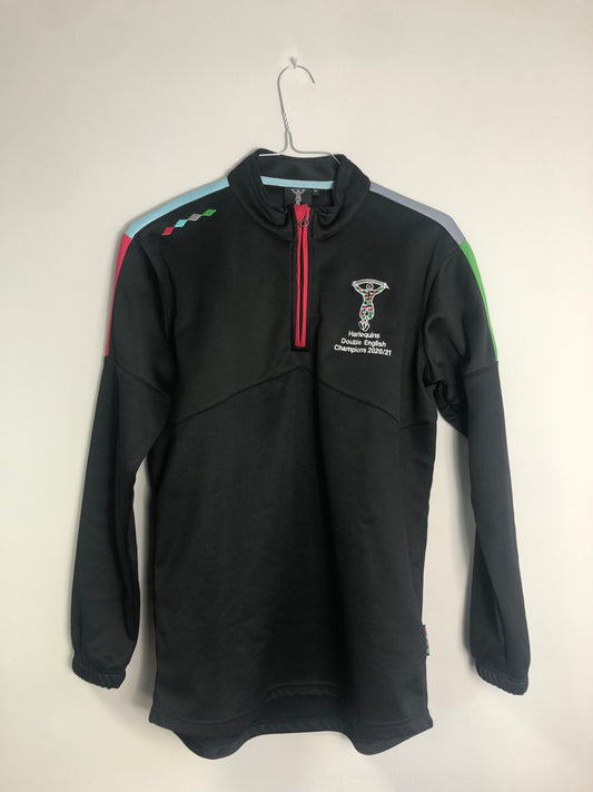Harlequins Double Champions 1/4 Zip - 41” Chest - Medium