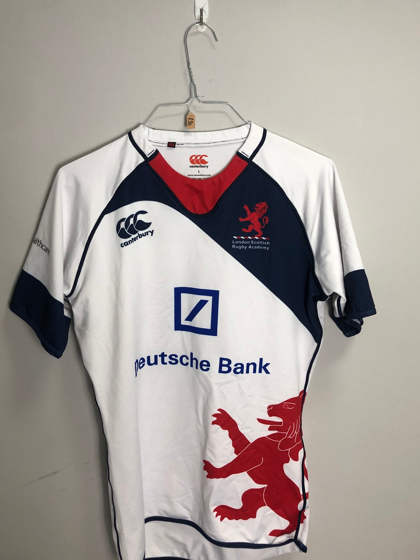London Scottish Match Worn Shirt - Large - #22