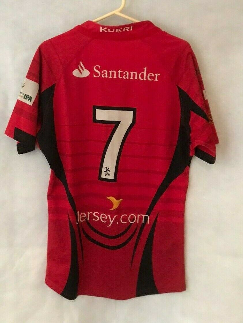 Jersey Reds Match Worn Shirt - #7 - 44" Chest