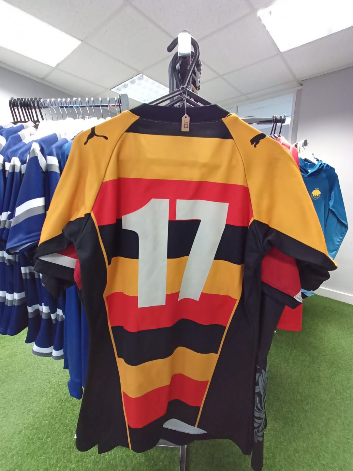 Richmond Women's Rugby Match worn Shirt -Number #6 #12 #17 #18