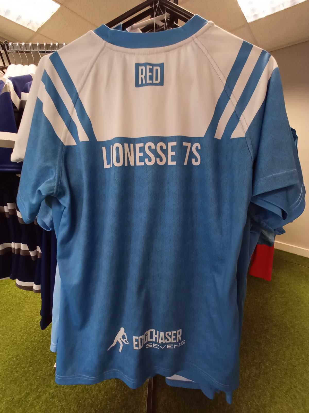Eggchaser Lioness's 7s Rugby Jersey - Match worn #7 #8 #9 #10 #11 #12 #13