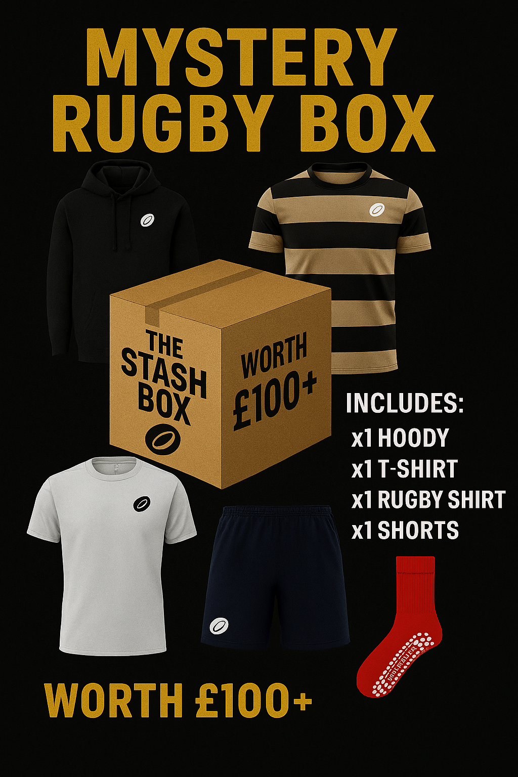 Mystery Stash Box - Rugby Union - Brand New
