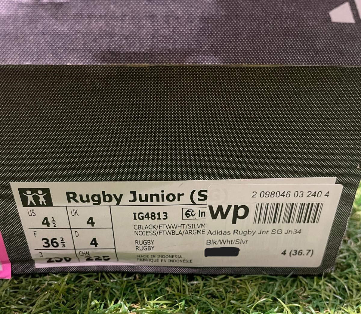 Adidas Junior Rugby Boots SG - UK size 4