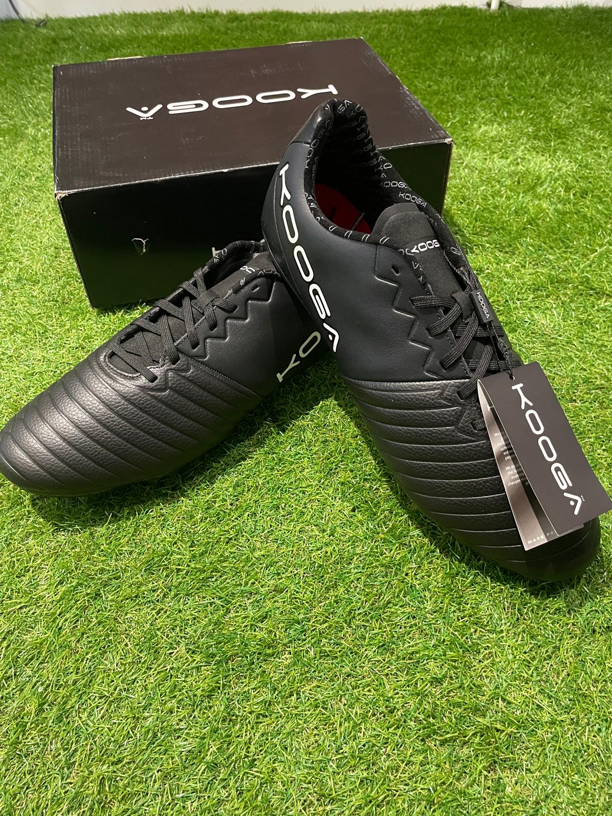 KOOGA Power Rugby Boots - UK size 15 - Black