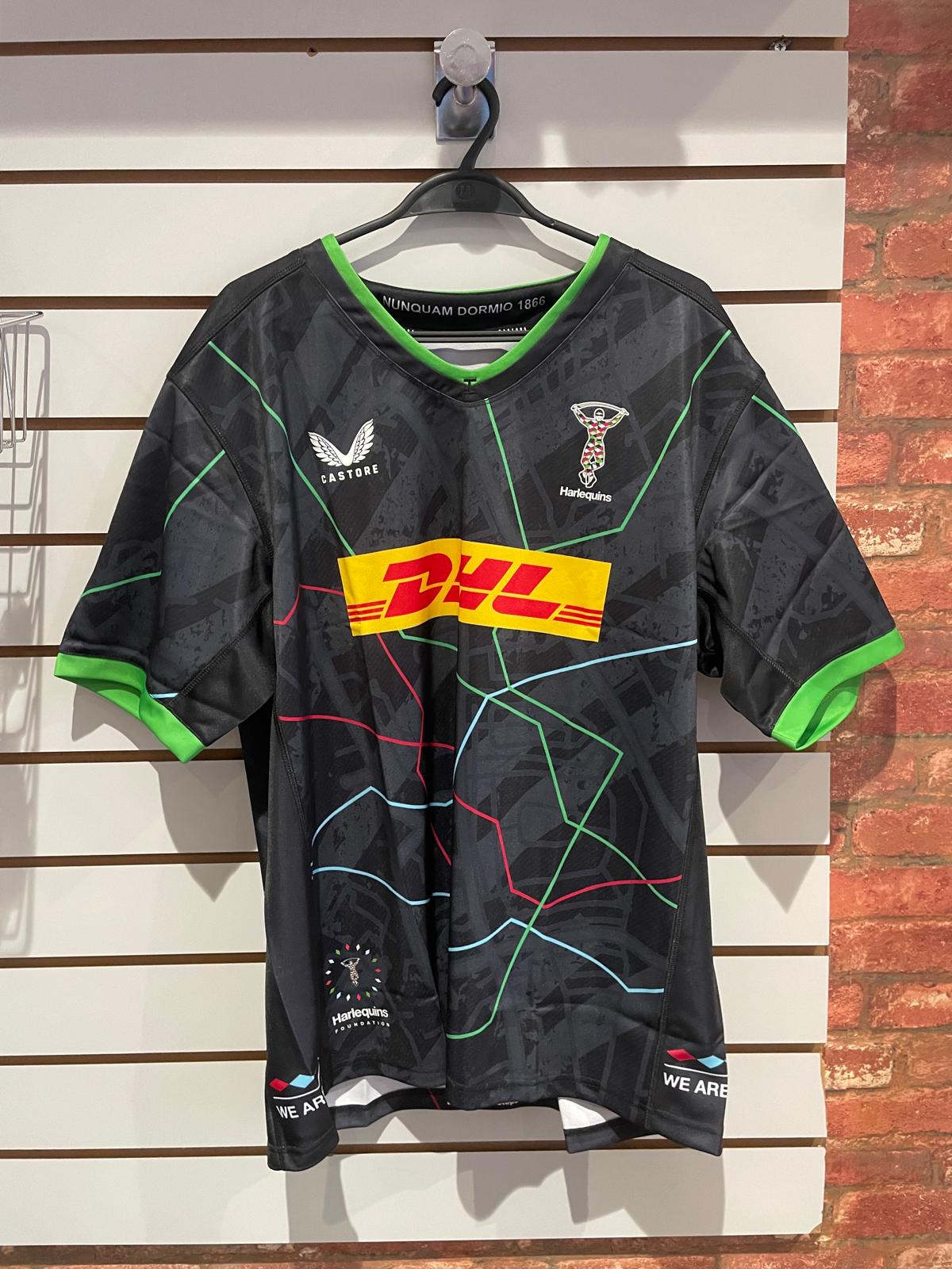 Harlequins Rugby Mens Replica Big Game shirt - XXL