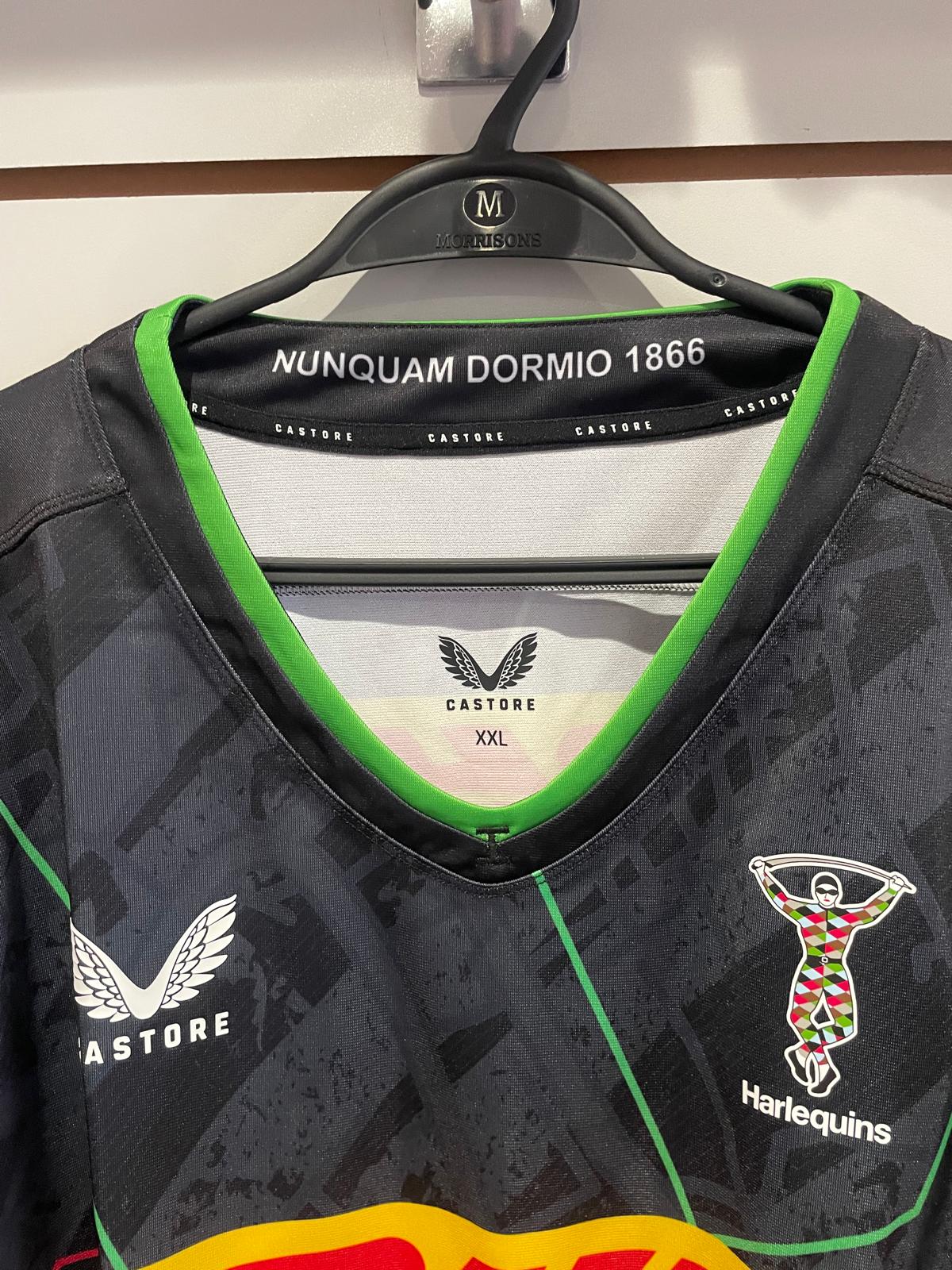 Harlequins Rugby Mens Replica Big Game shirt - XXL