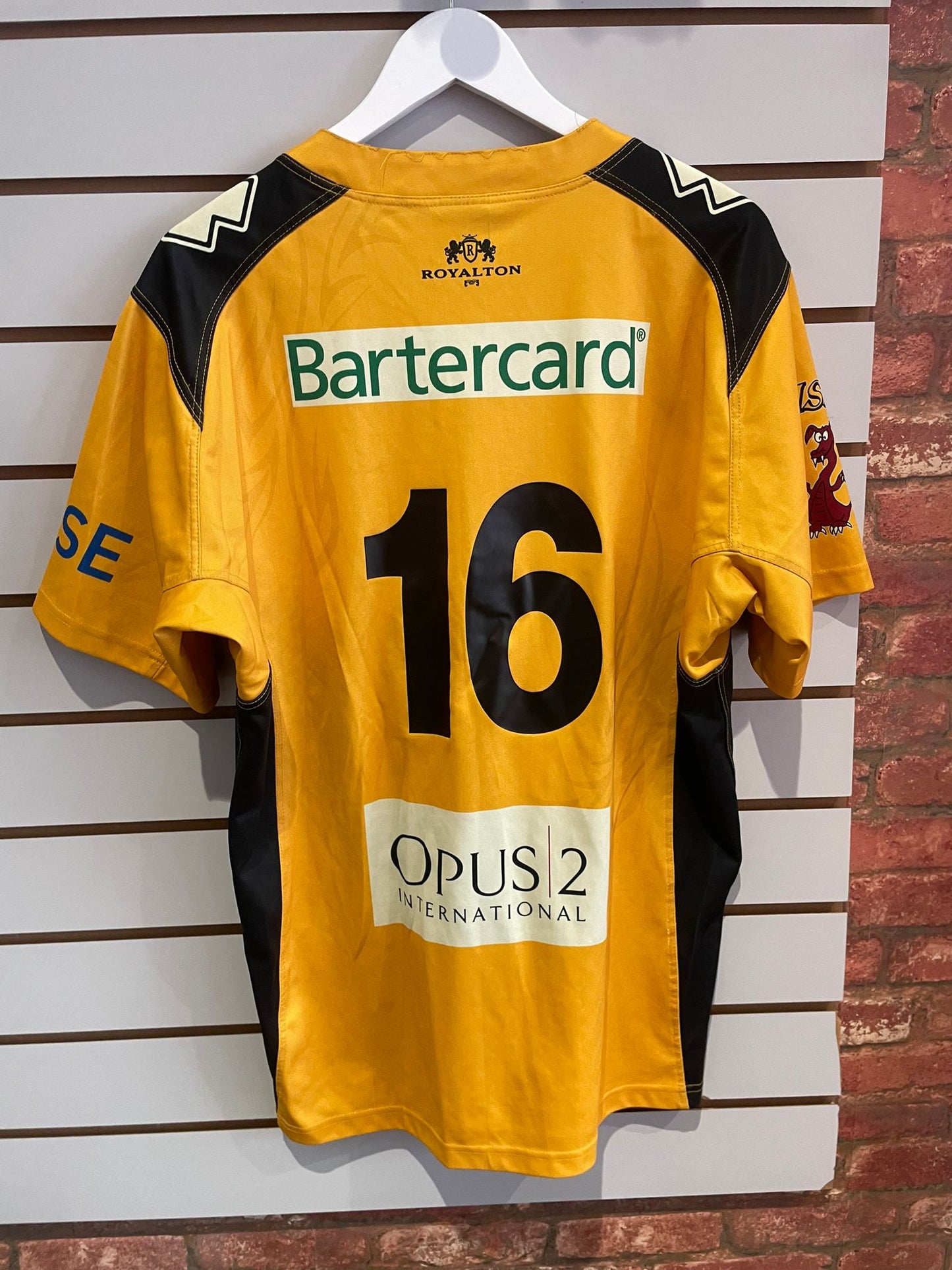 Esher Rugby Away shirt - Player issue Match worn shirt #16 XXXL