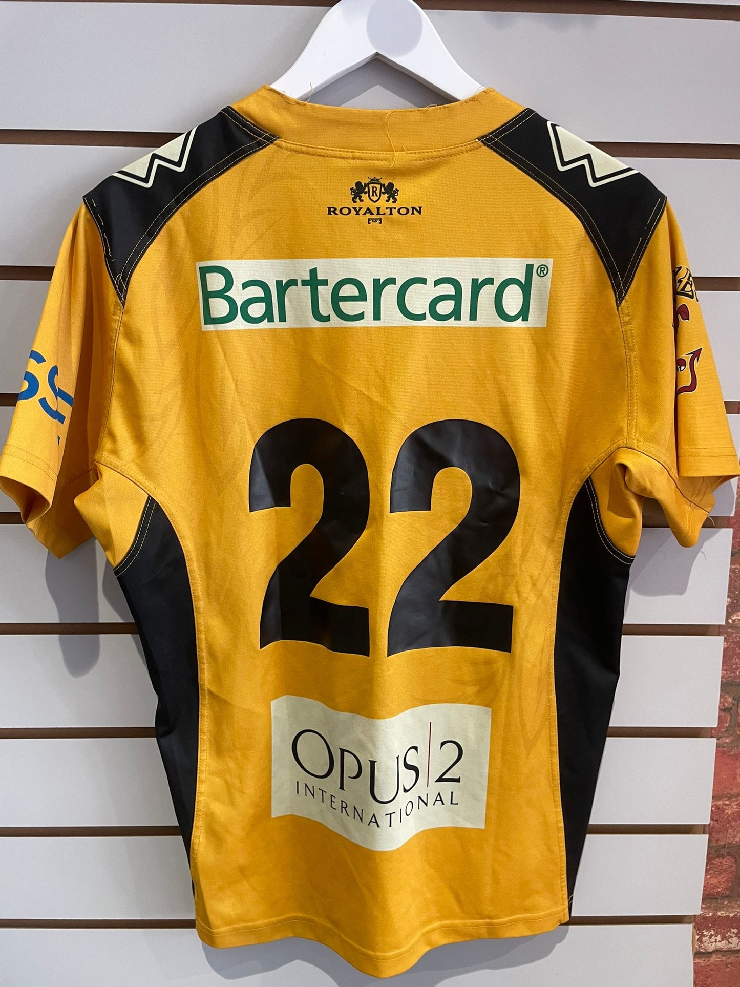 Esher Rugby Away shirt - Player issue Match worn shirt #22 Large