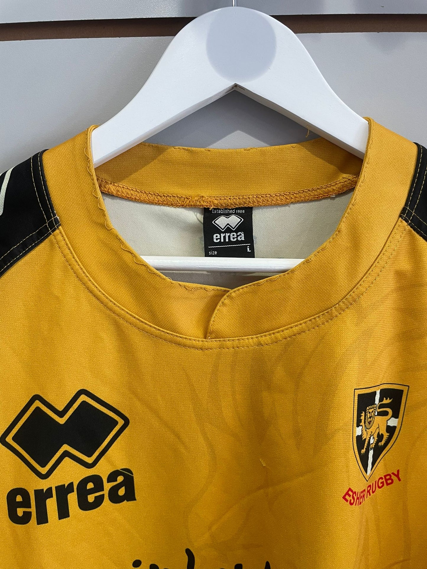 Esher Rugby Away shirt - Player issue Match worn shirt #22 Large