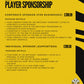 2026 PERSONAL PLAYER SPONSORSHIP