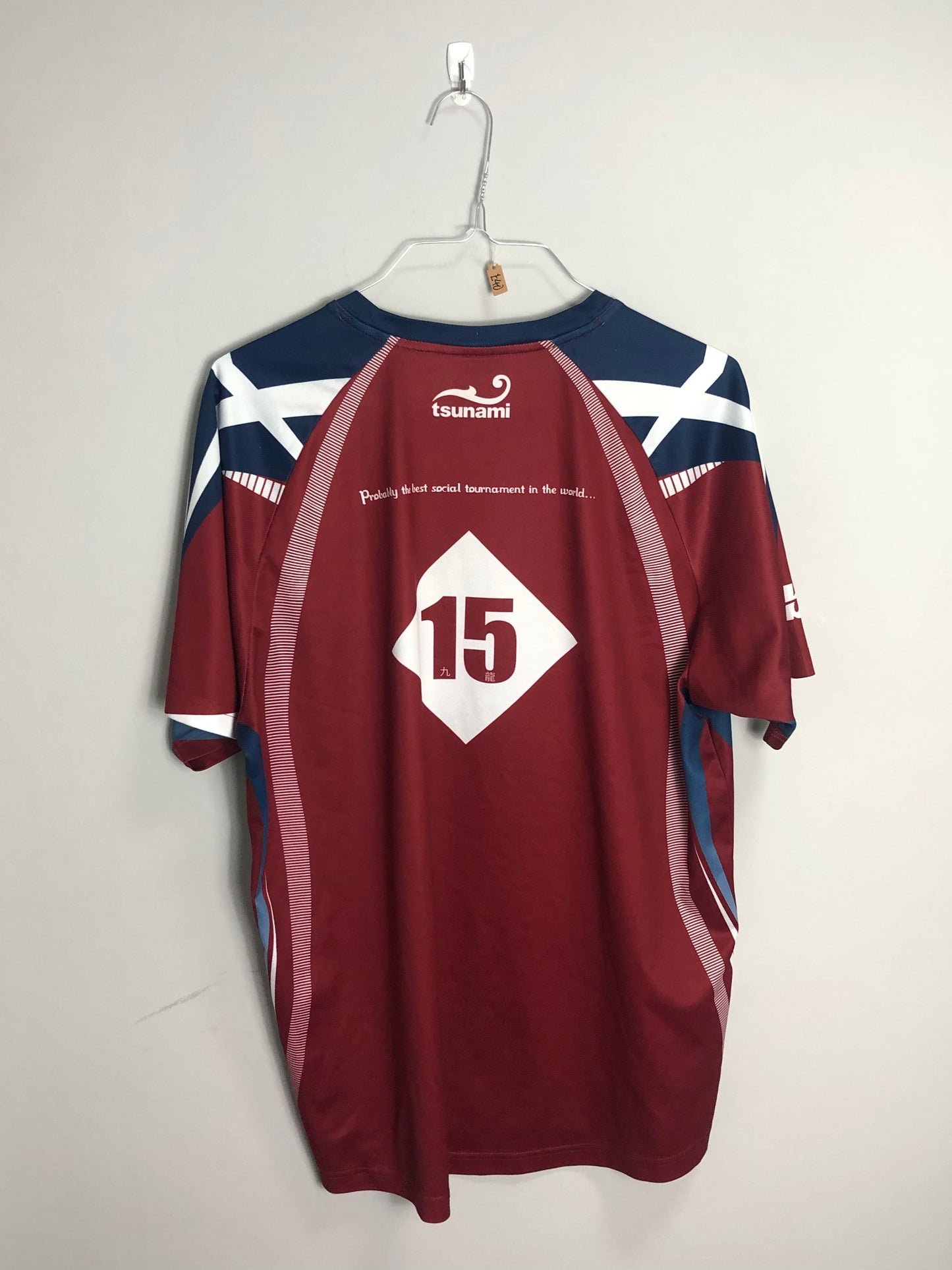 Kowloon Rugby Match Worn Shirt - #15 - 44” Chest