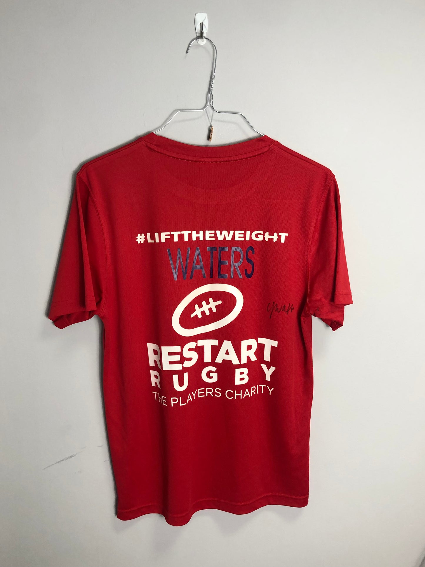 Harlequins Rugby Restart Warm Up Tee Shirt - Medium - 39” Chest - “Waters”