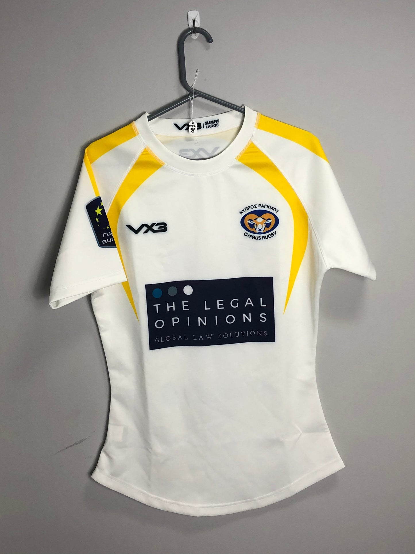 Cyprus National Team Rugby Shirt - #1 - XXL - 46” Chest