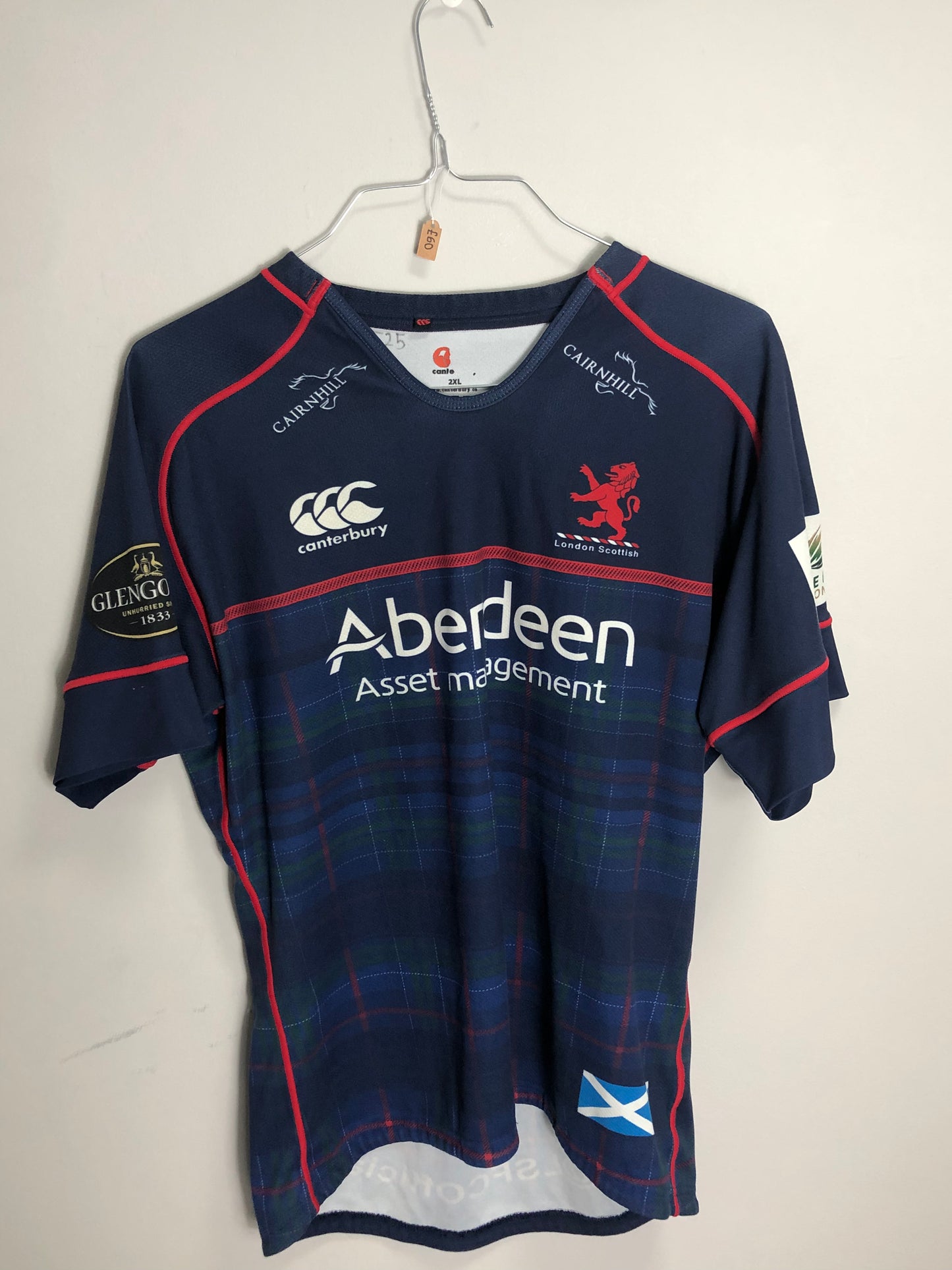 London Scottish Match Worn Shirt - XXL - #1 - 45” Chest