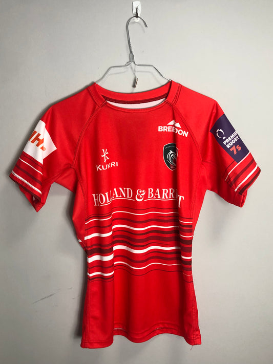 Leicester Tigers Match Worn Premiership 7s Shirt - #4 - 43” Chest