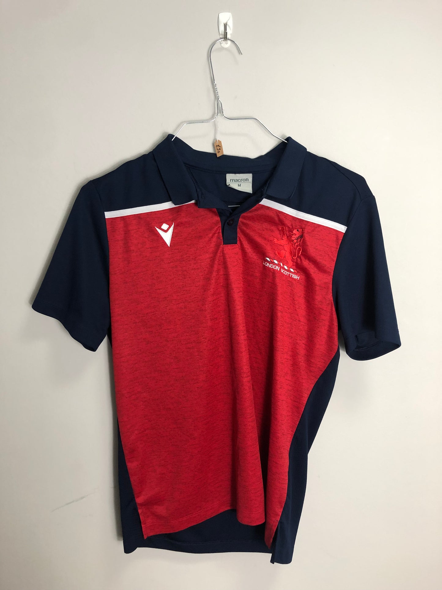 London Scottish Rugby Polo Shirt - Medium - 39” Chest