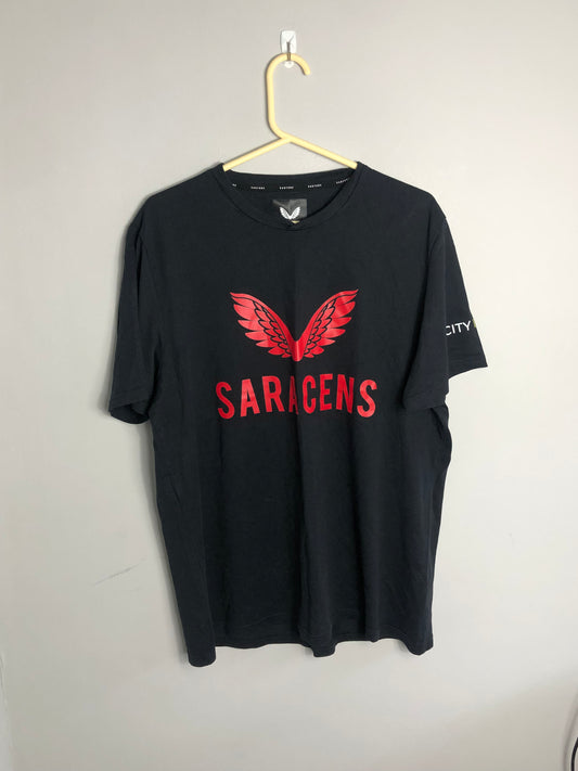 Saracens Tee Shirt - 42” Chest - XXL