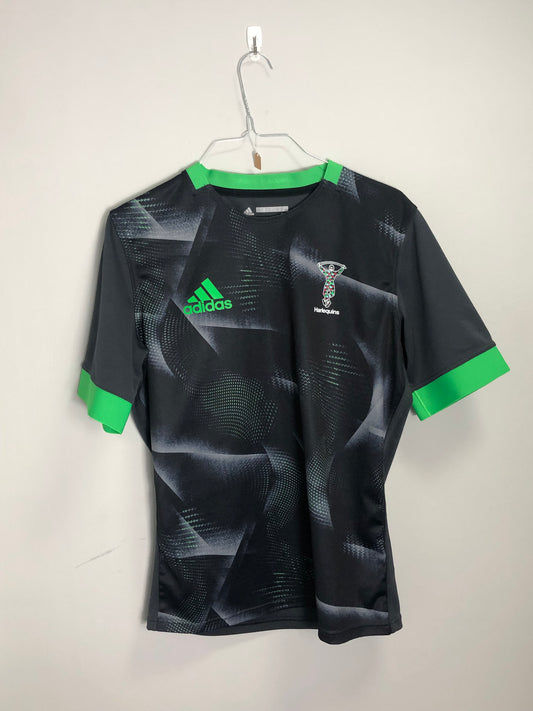 Harlequins Rugby Warm Up Tee Shirt - “Ross Chisholm” - Large - 42” Chest