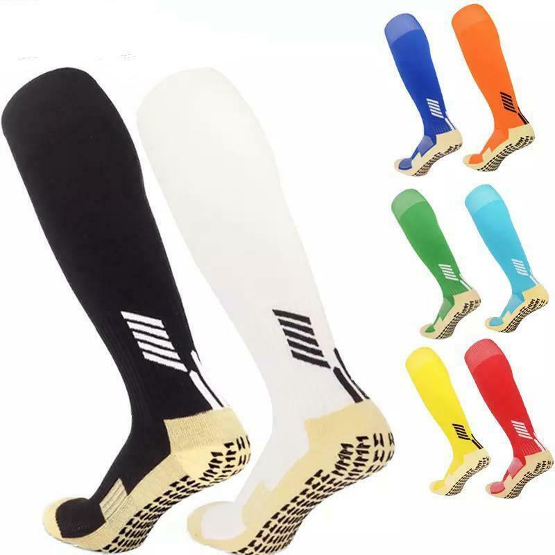 Full Length Grip Socks Black (7.5-13)