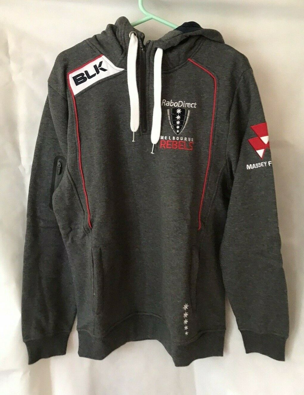 Melbourne Rebels 1/4 Zip Hoodie - Medium - Brand New