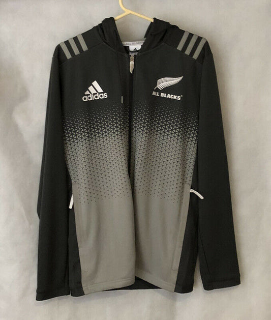 All Blacks Full Zip Jacket - 41" Chest - Adidas