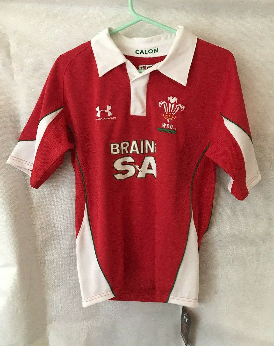 Wales Rugby Shirt - 38" Chest - Under Armour - Brand New