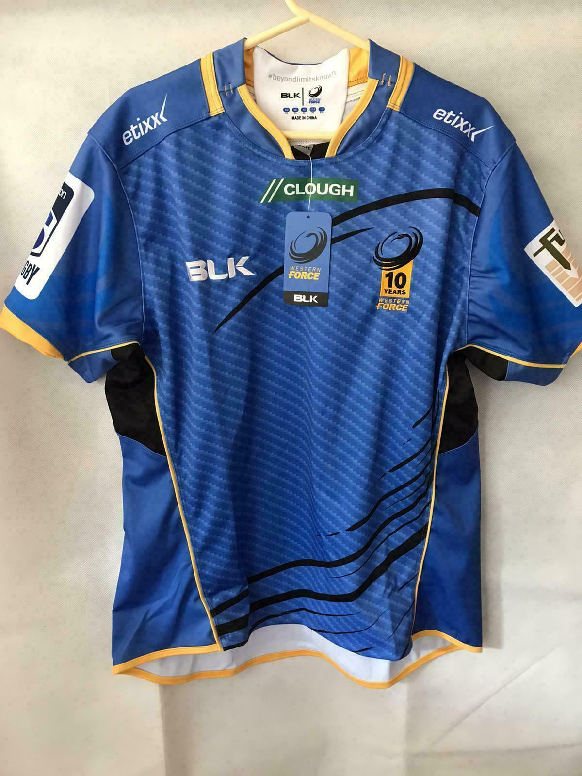 Western Force Rugby Shirt - 54" Chest - Brand New - Australian Rugby