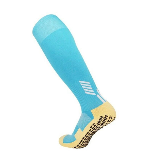 Full Length Grip Socks Sky Blue (7.5-13)